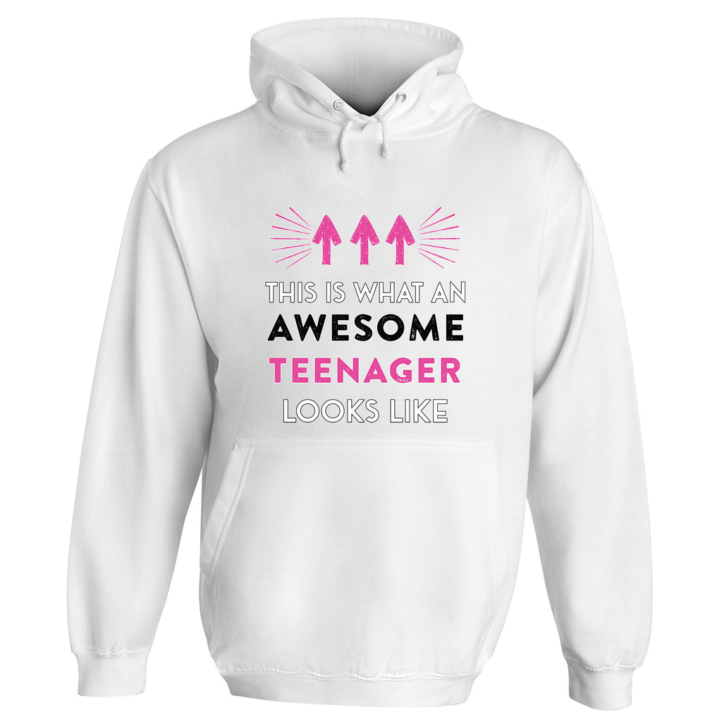 Awesome Teenager Hoodie (Pink Design)
