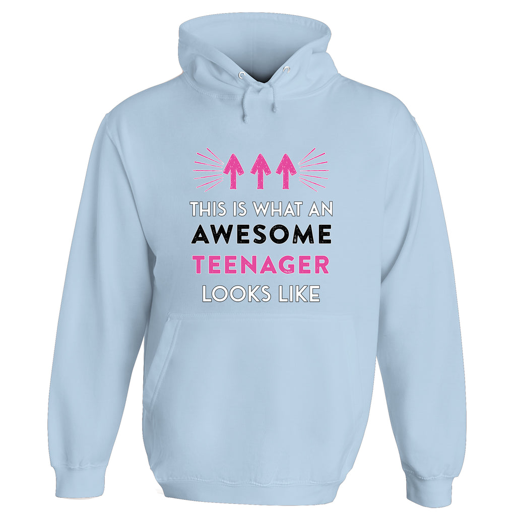 Awesome Teenager Hoodie (Pink Design)