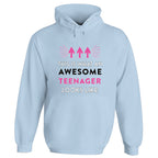 Awesome Teenager Hoodie (Pink Design)