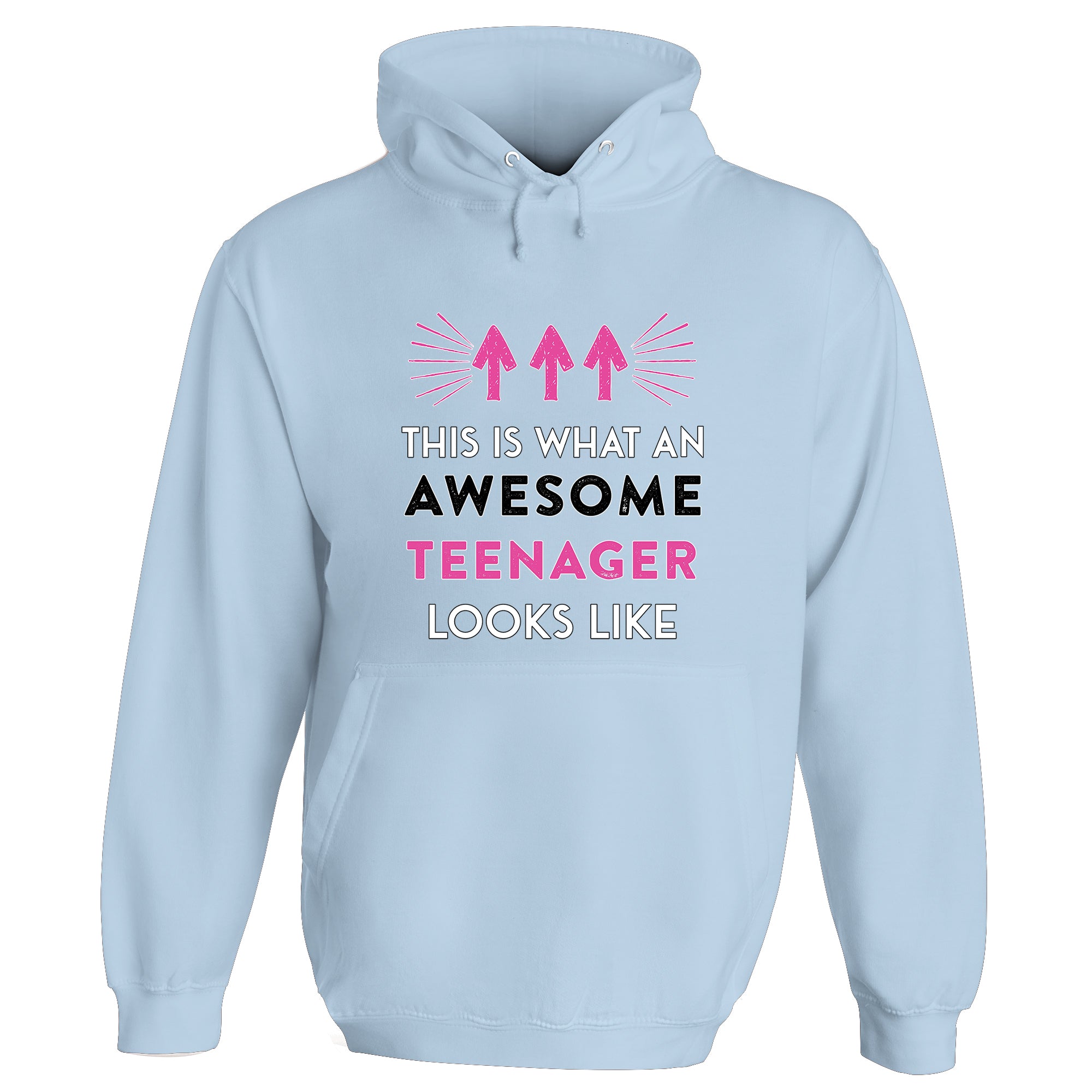 Awesome Teenager Hoodie (Pink Design)