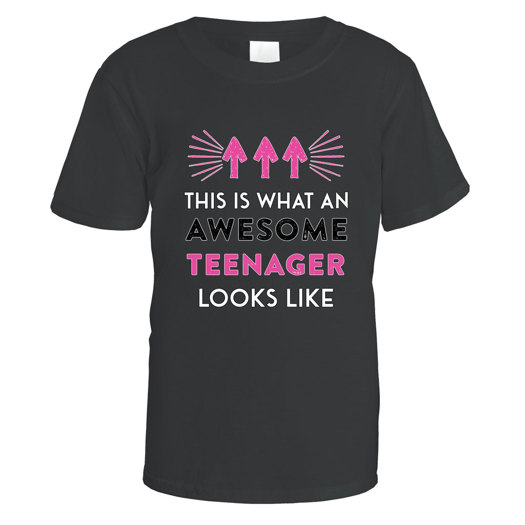 Awesome Teenager T-Shirt (Pink Design)