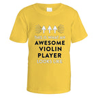 Awesome Violin Player T-Shirt