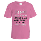 Awesome Volleyball Player T-Shirt