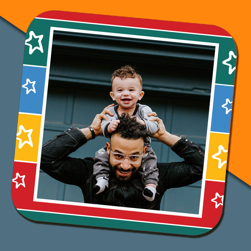 Awesome Daddy Photo Coaster