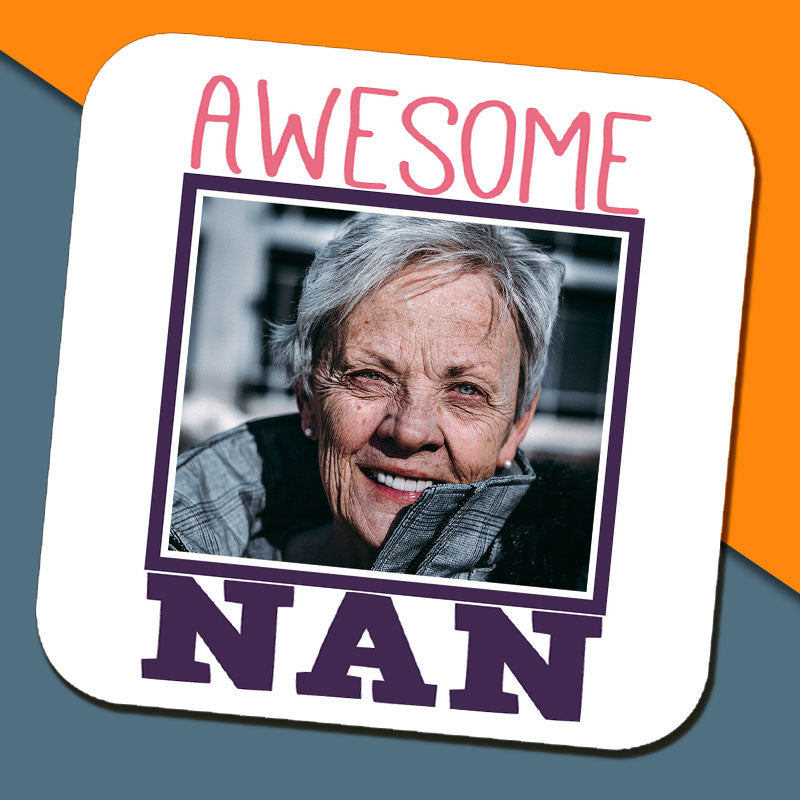 Awesome Nan Photo Coaster