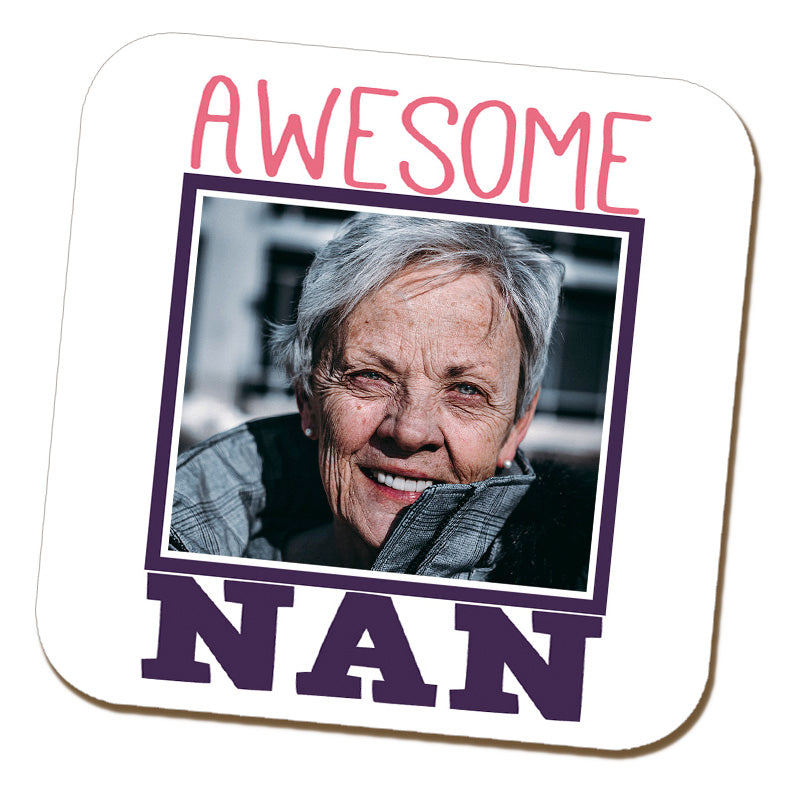 Awesome Nan Photo Coaster