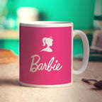 Pink Personalised Name Mug - Standard 330ml (11oz) / White
