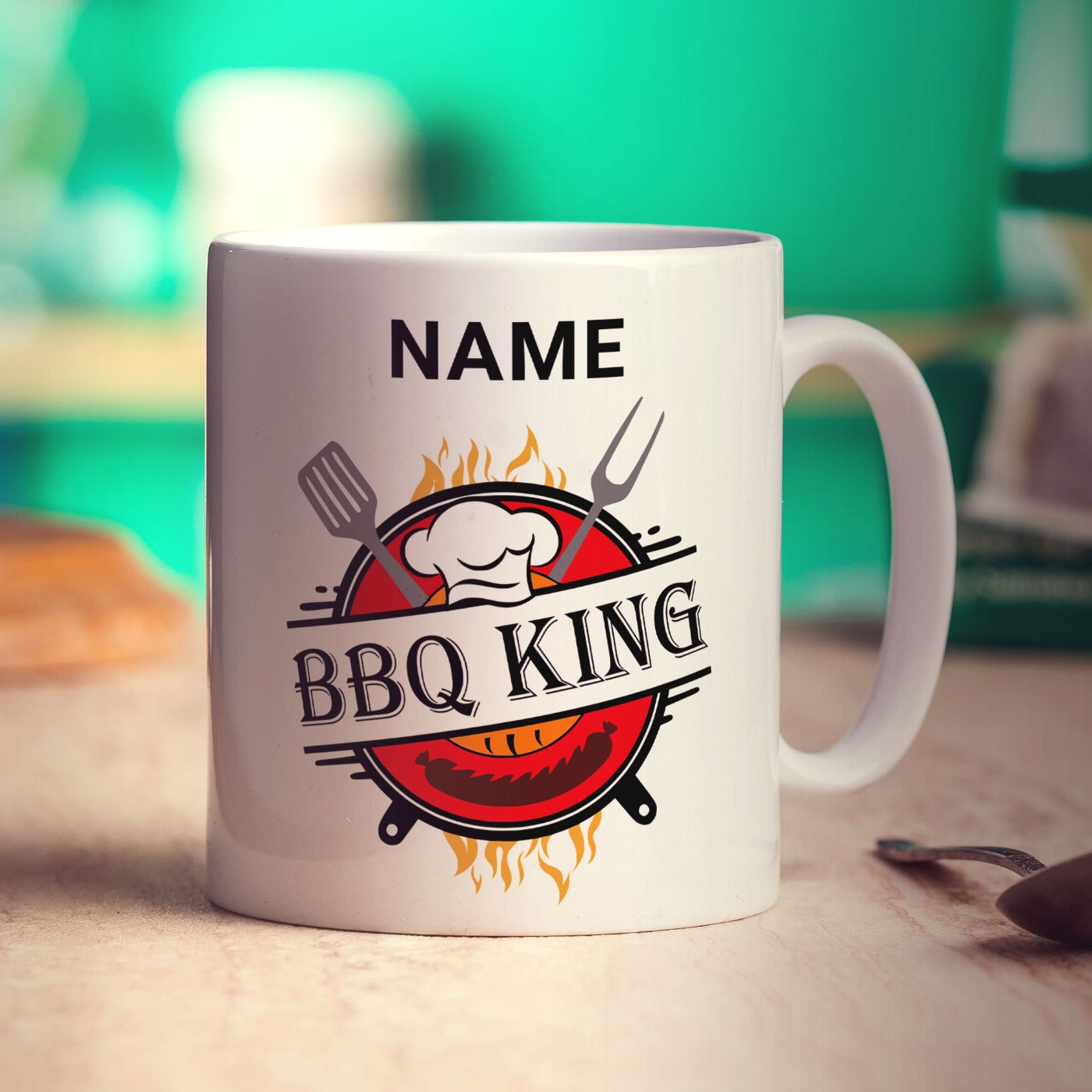 BBQ King Name Mug