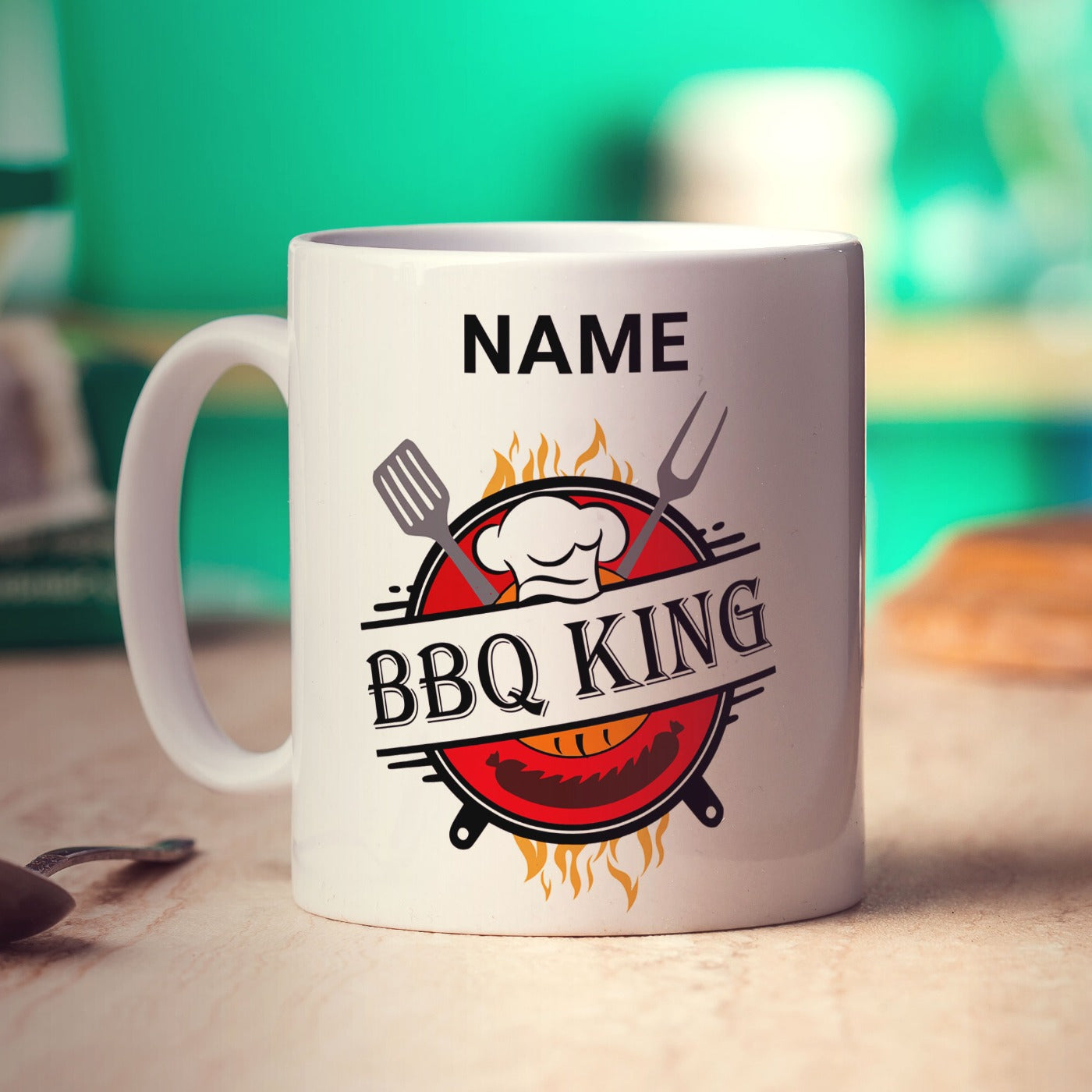 BBQ King Name Mug