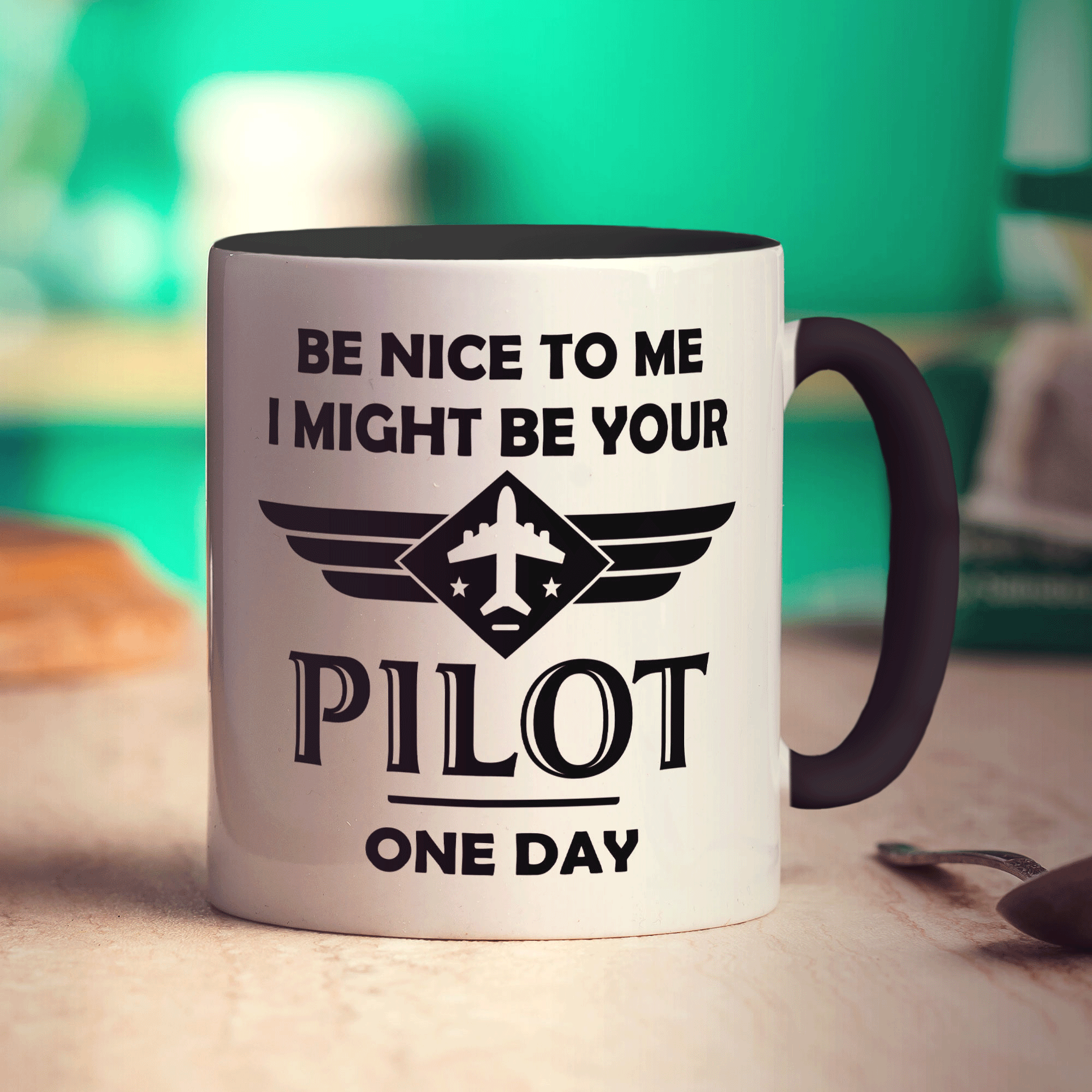 Be Nice to Me I Might be Your Pilot One Day Mug