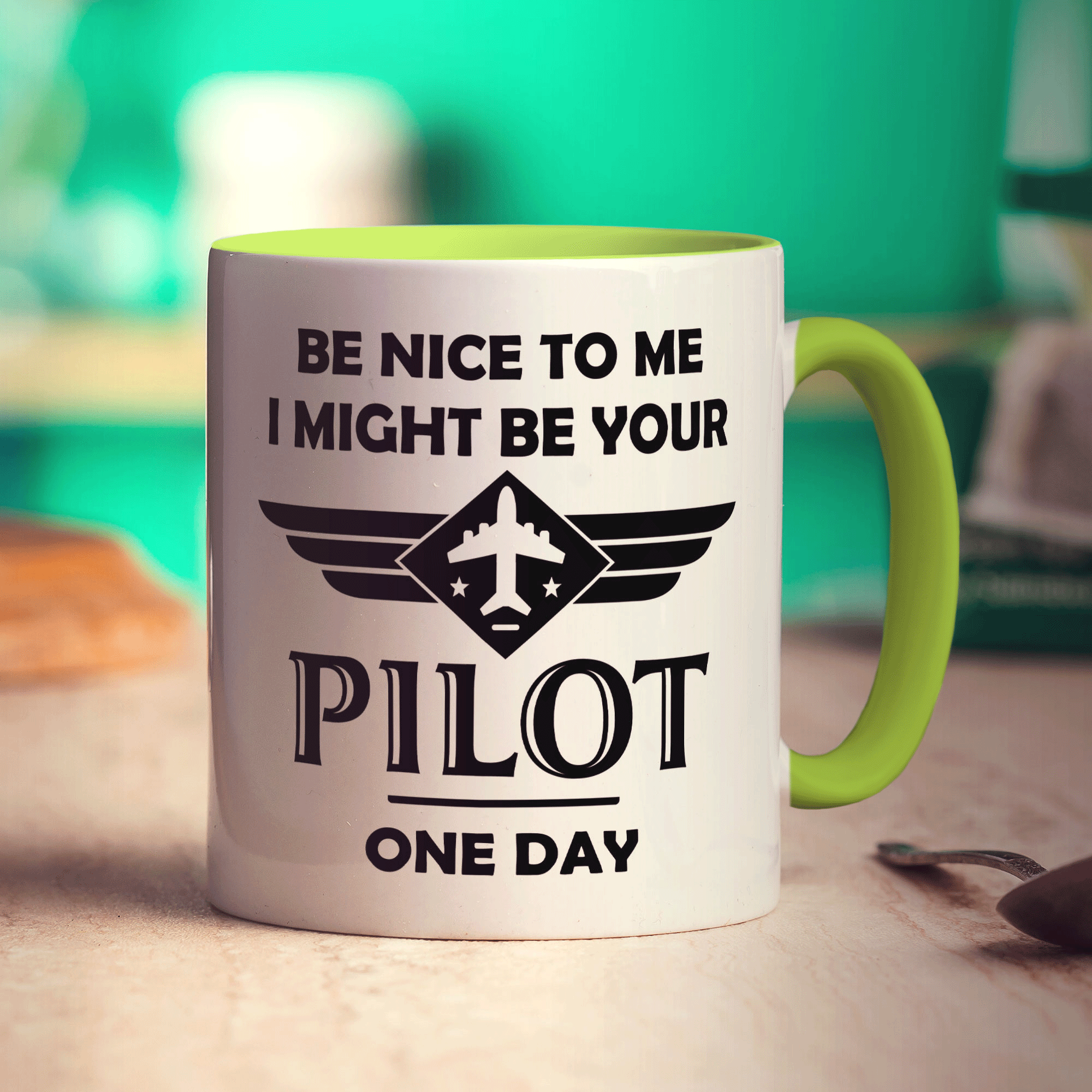 Be Nice to Me I Might be Your Pilot One Day Mug