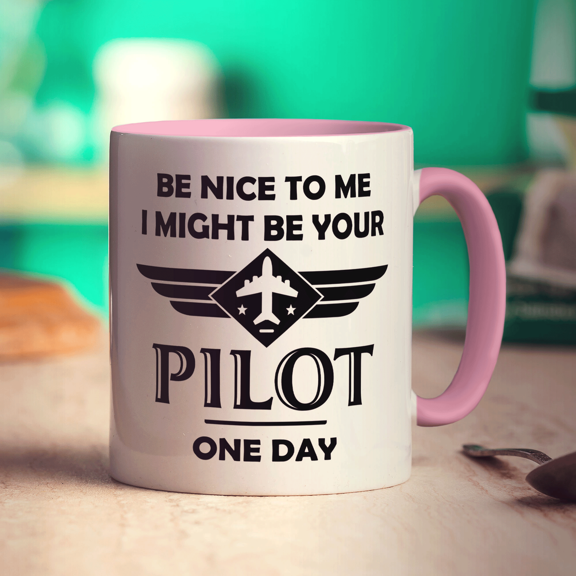 Be Nice to Me I Might be Your Pilot One Day Mug