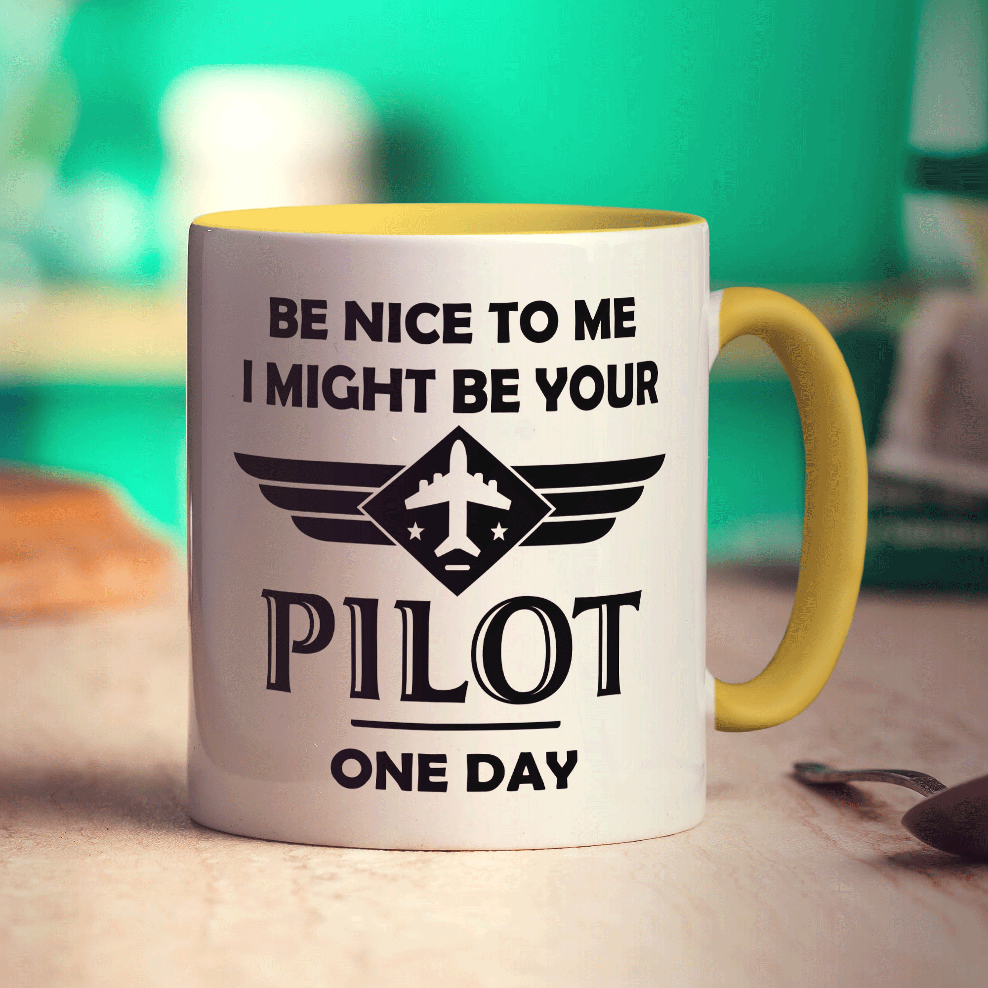 Be Nice to Me I Might be Your Pilot One Day Mug