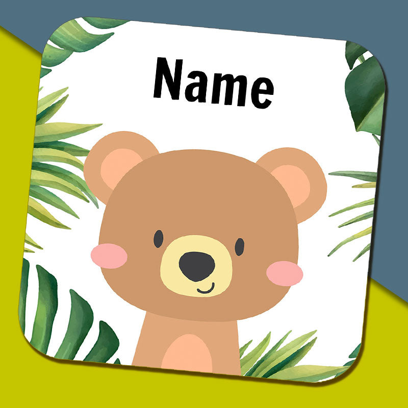 Bear Name Coaster