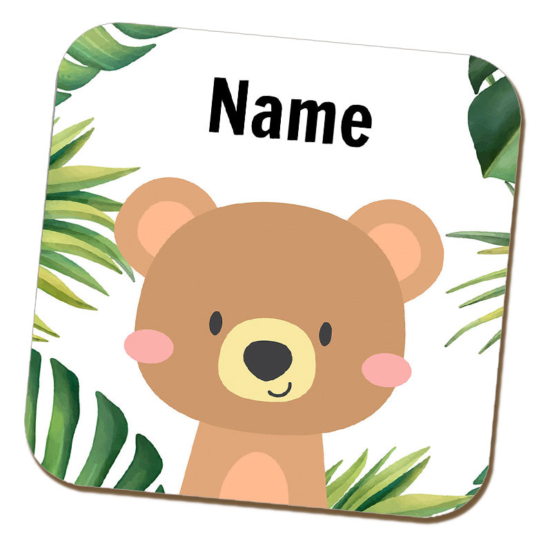 Bear Name Coaster