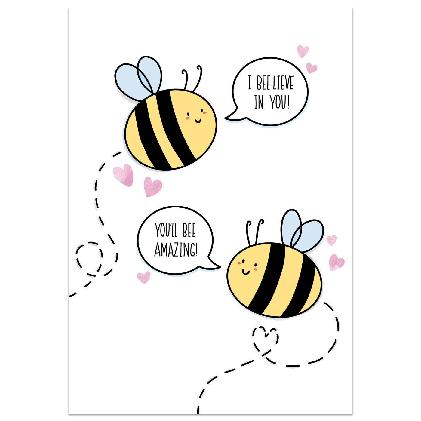 Good Luck Bee Card