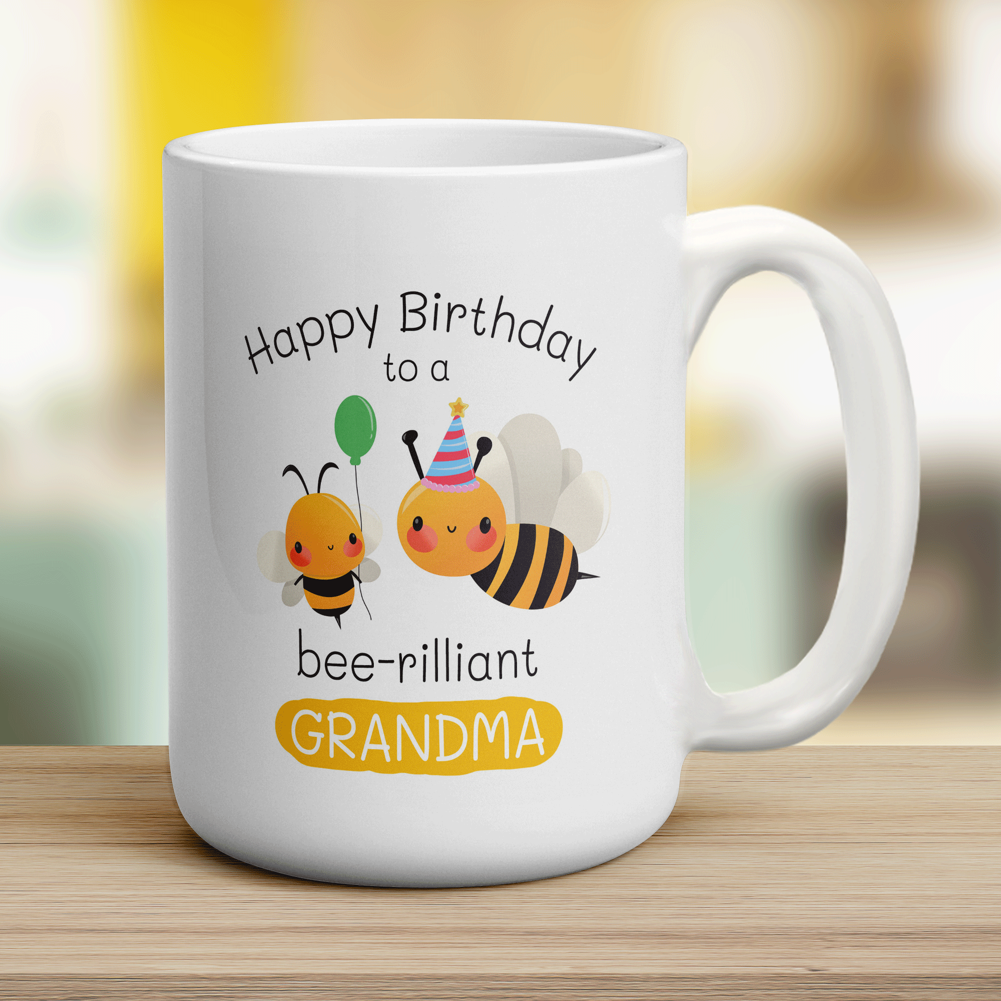 Bee-Rilliant Grandma Birthday Mug
