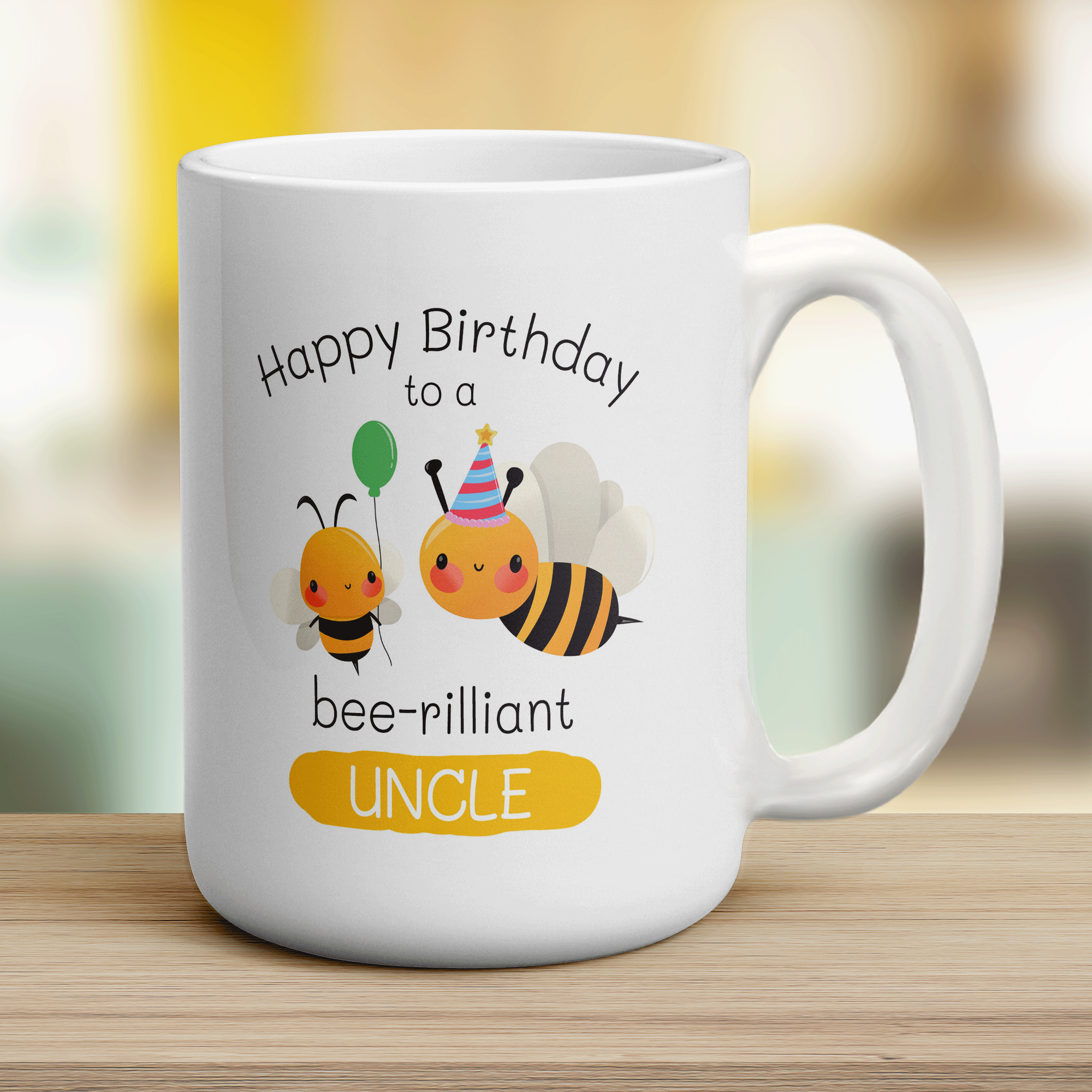 Bee-Rilliant Uncle Birthday Mug