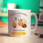 Bee-Rilliant Uncle Birthday Mug