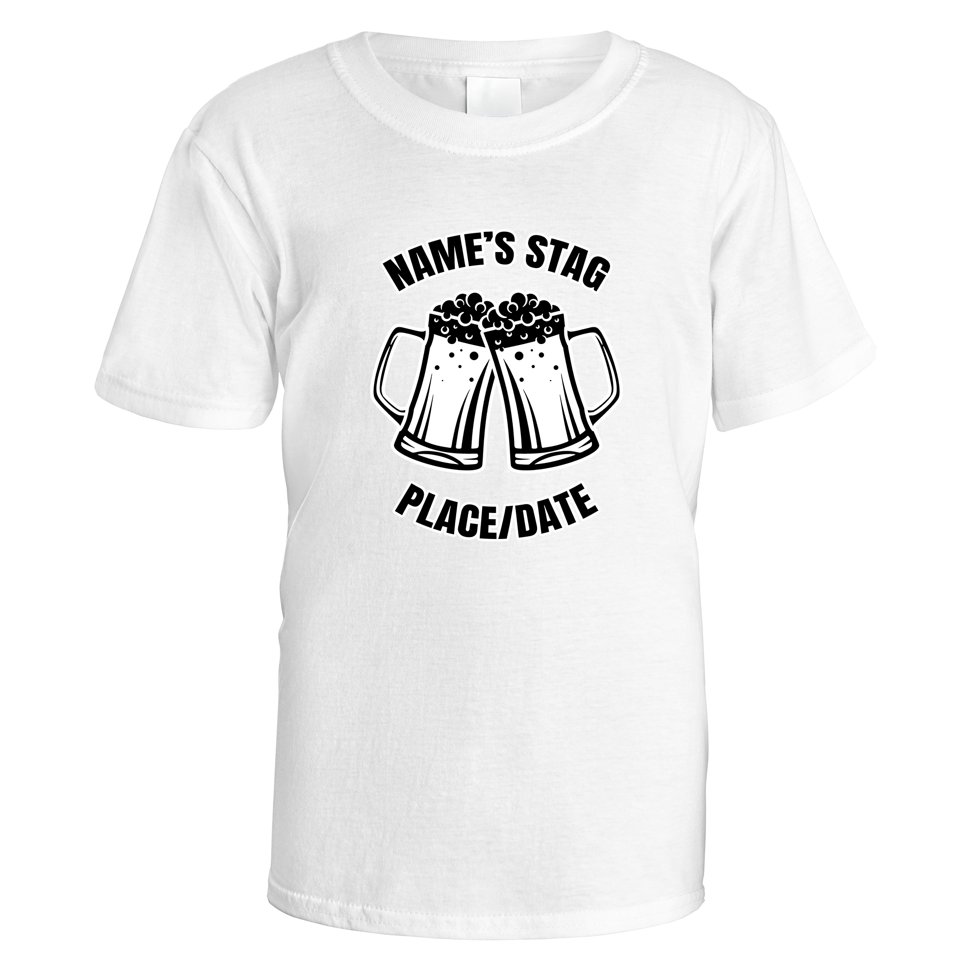 Beer Glasses Stag Do T-Shirt