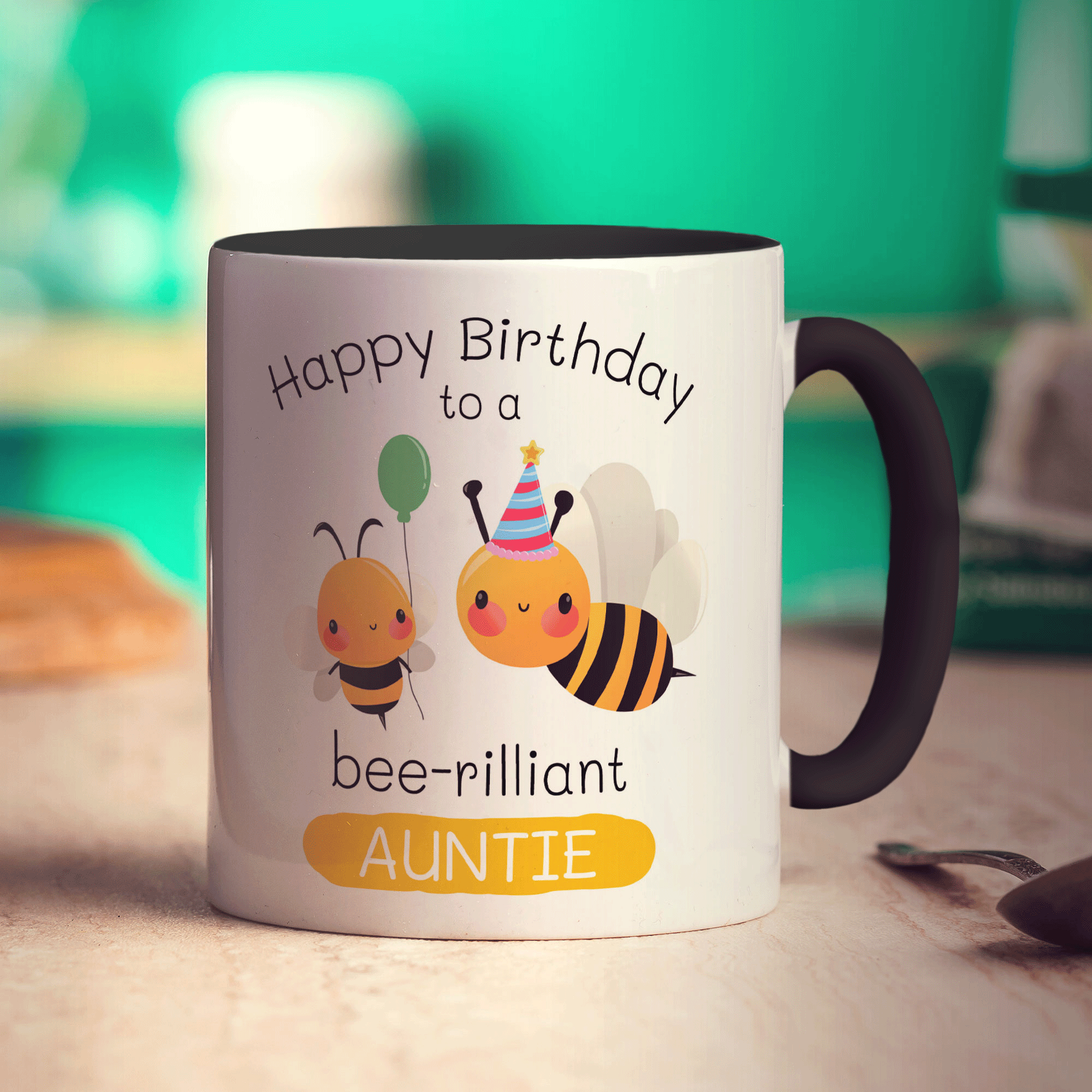 Bee-Rilliant Auntie Birthday Mug