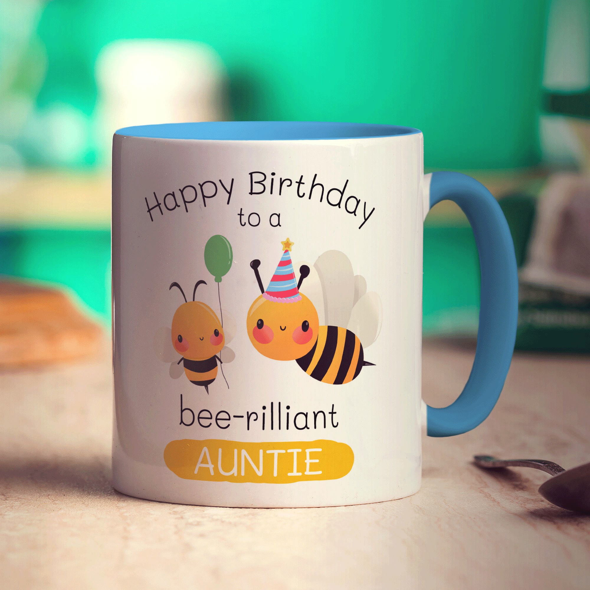 Bee-Rilliant Auntie Birthday Mug