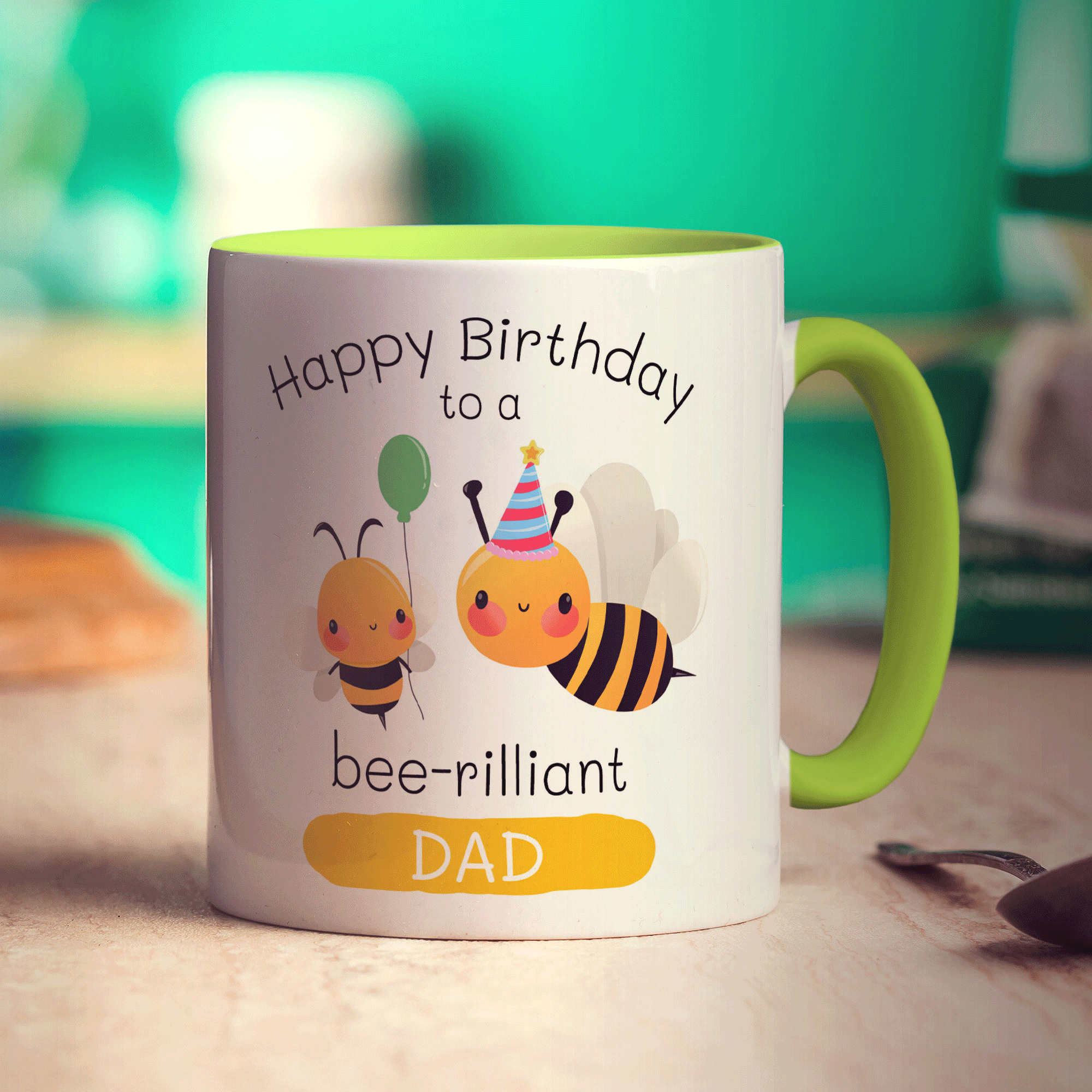 Bee-Rilliant Dad Birthday Mug