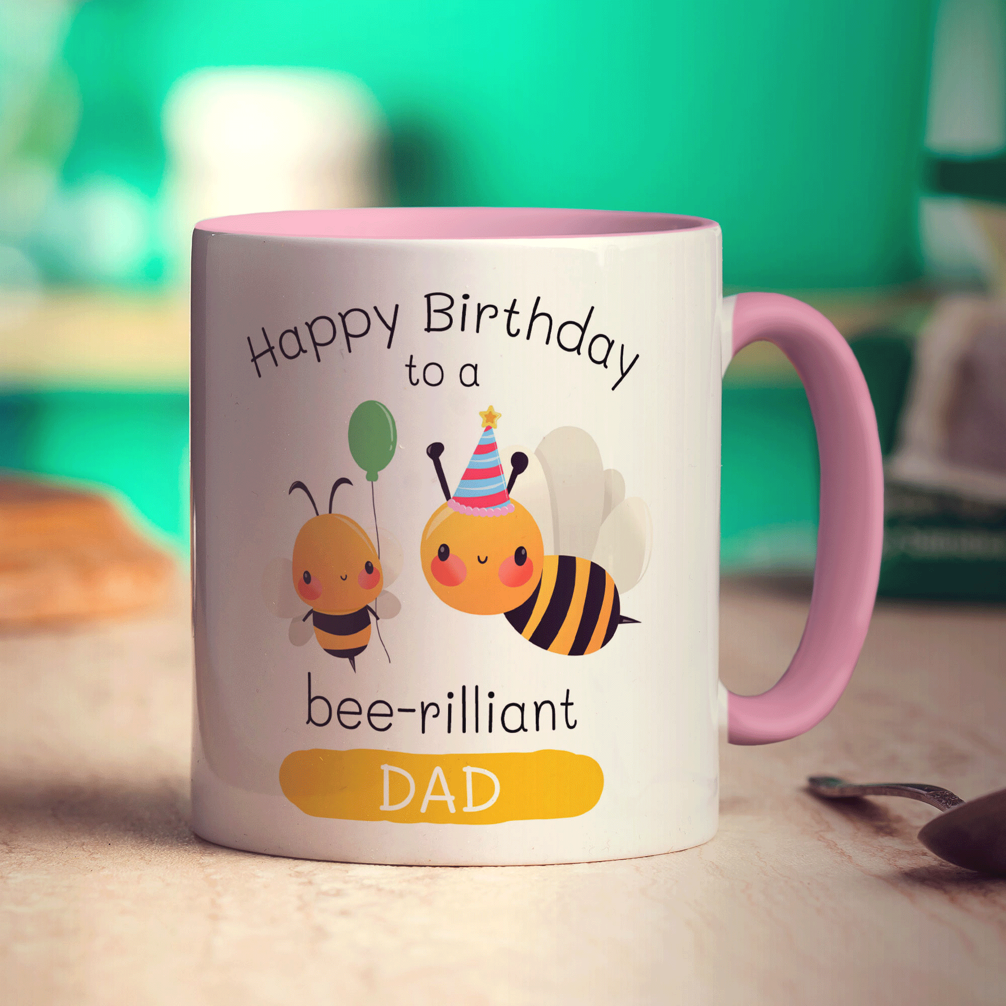 Bee-Rilliant Dad Birthday Mug