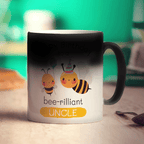Bee-Rilliant Uncle Birthday Mug - Standard 330ml (11oz) / Magic Mug