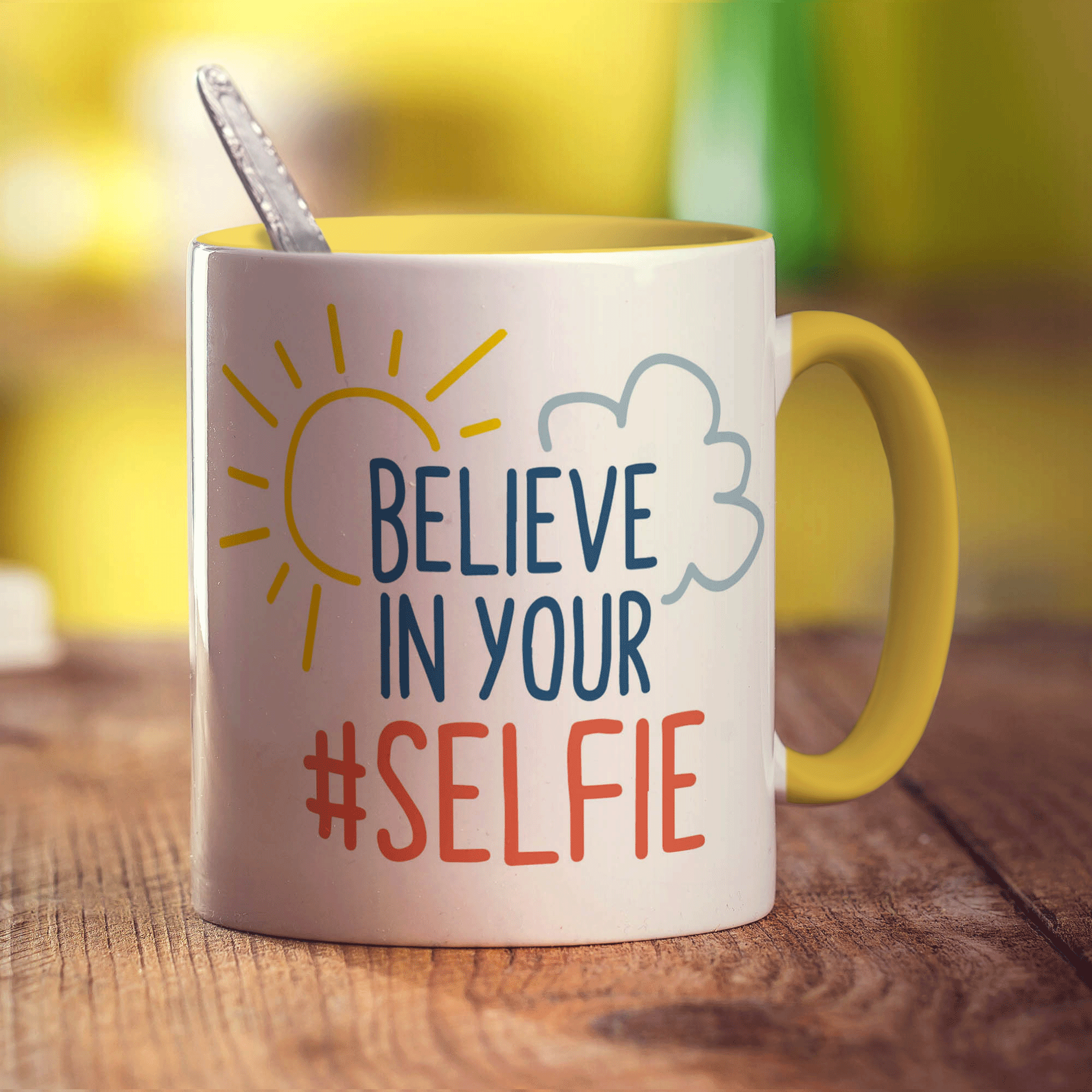 Believe in Your #Selfie Mug