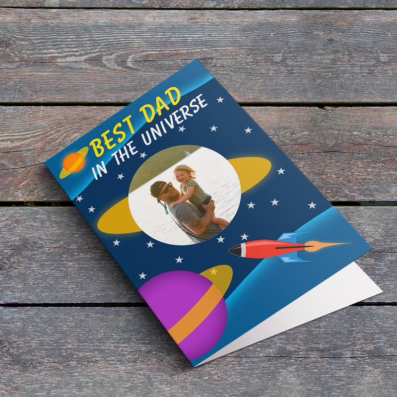 Best Dad in the Universe Card