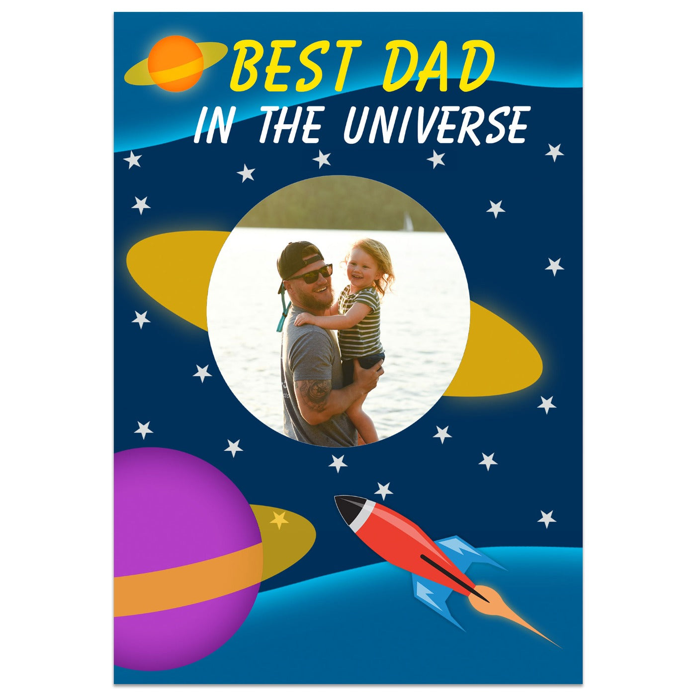 Best Dad in the Universe Card