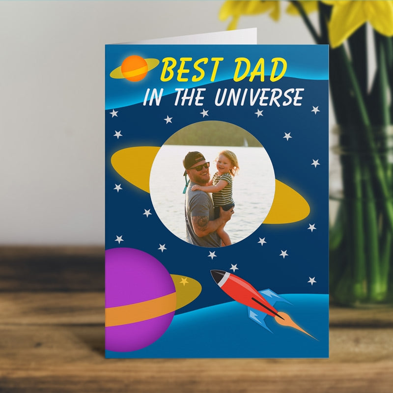 Best Dad in the Universe Card