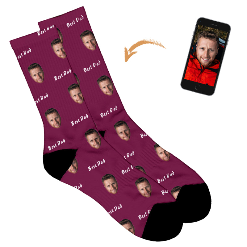 Best Dad Personalised Socks