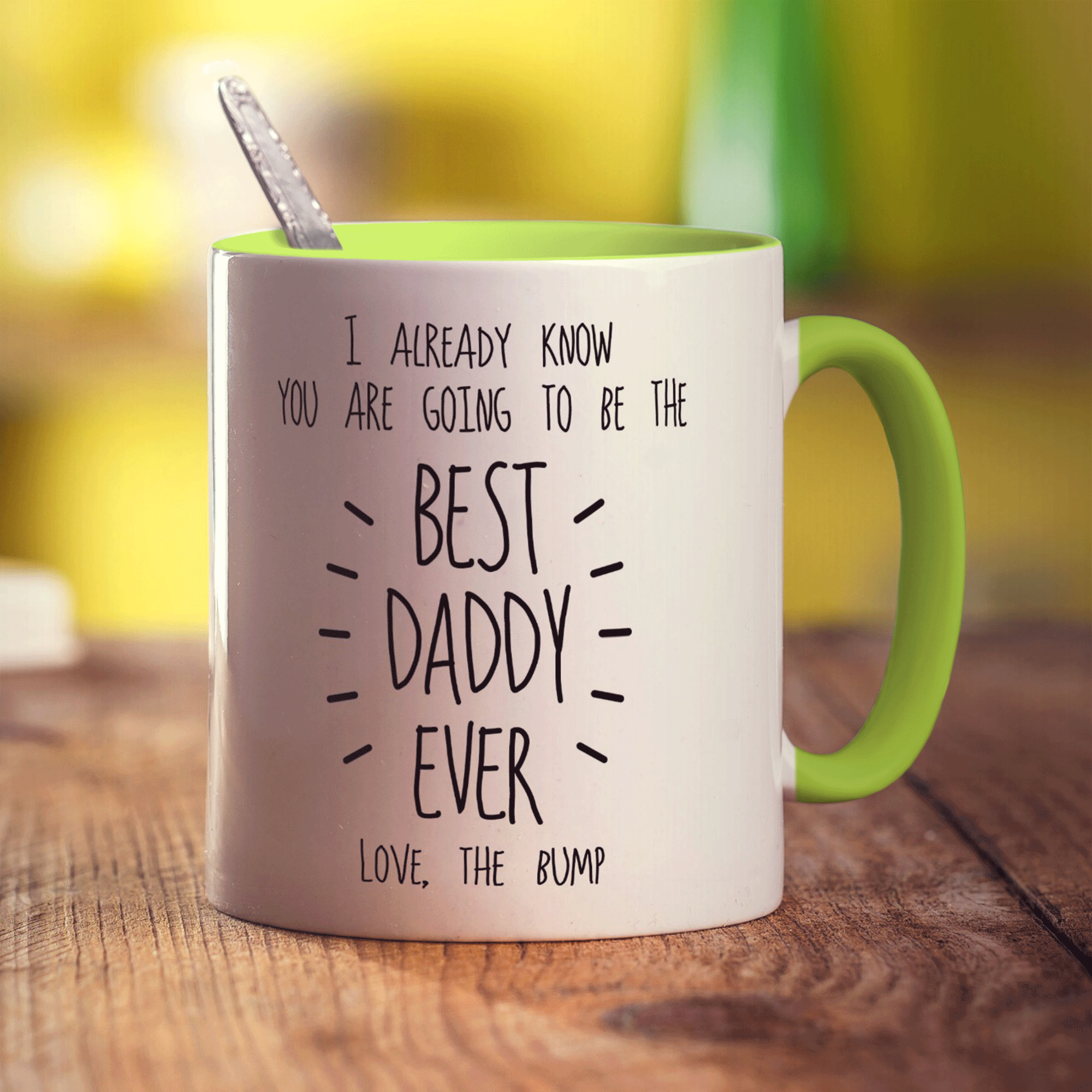 Best Daddy Ever Love The Bump Mug