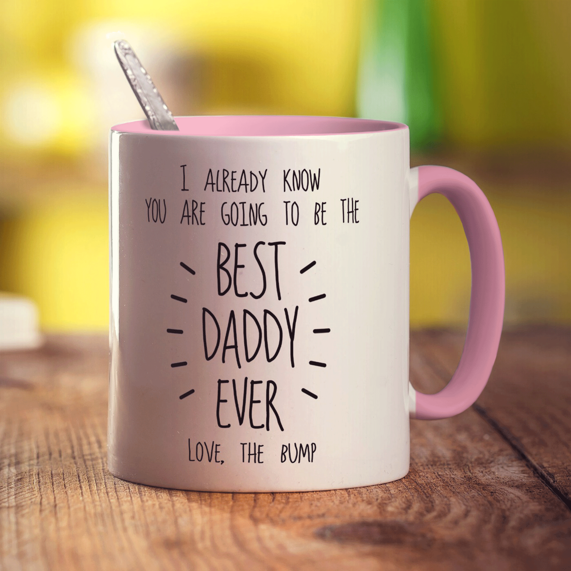 Best Daddy Ever Love The Bump Mug