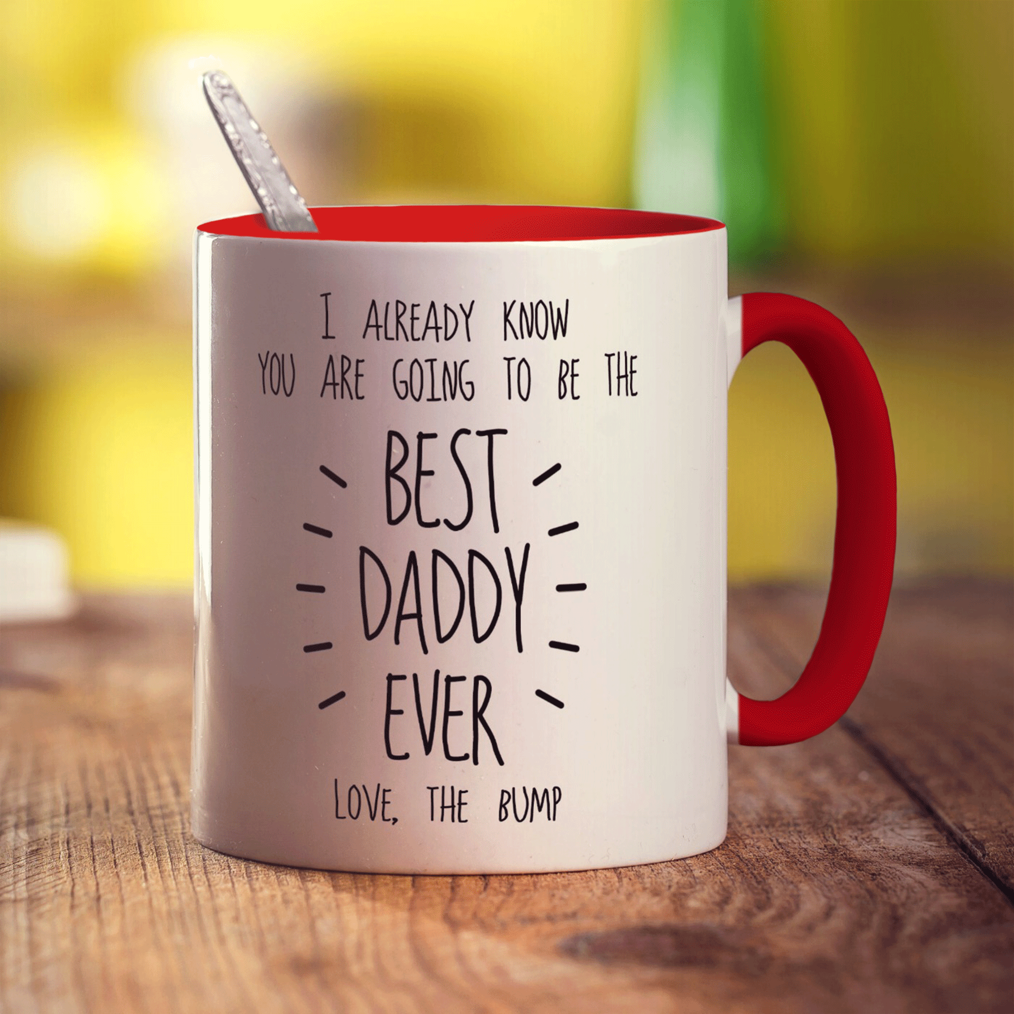 Best Daddy Ever Love The Bump Mug