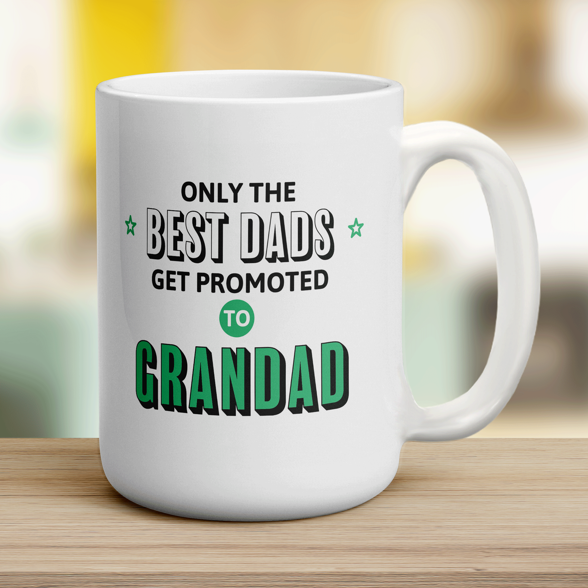 Only the Best Dads Get Promoted to Grandad Mug