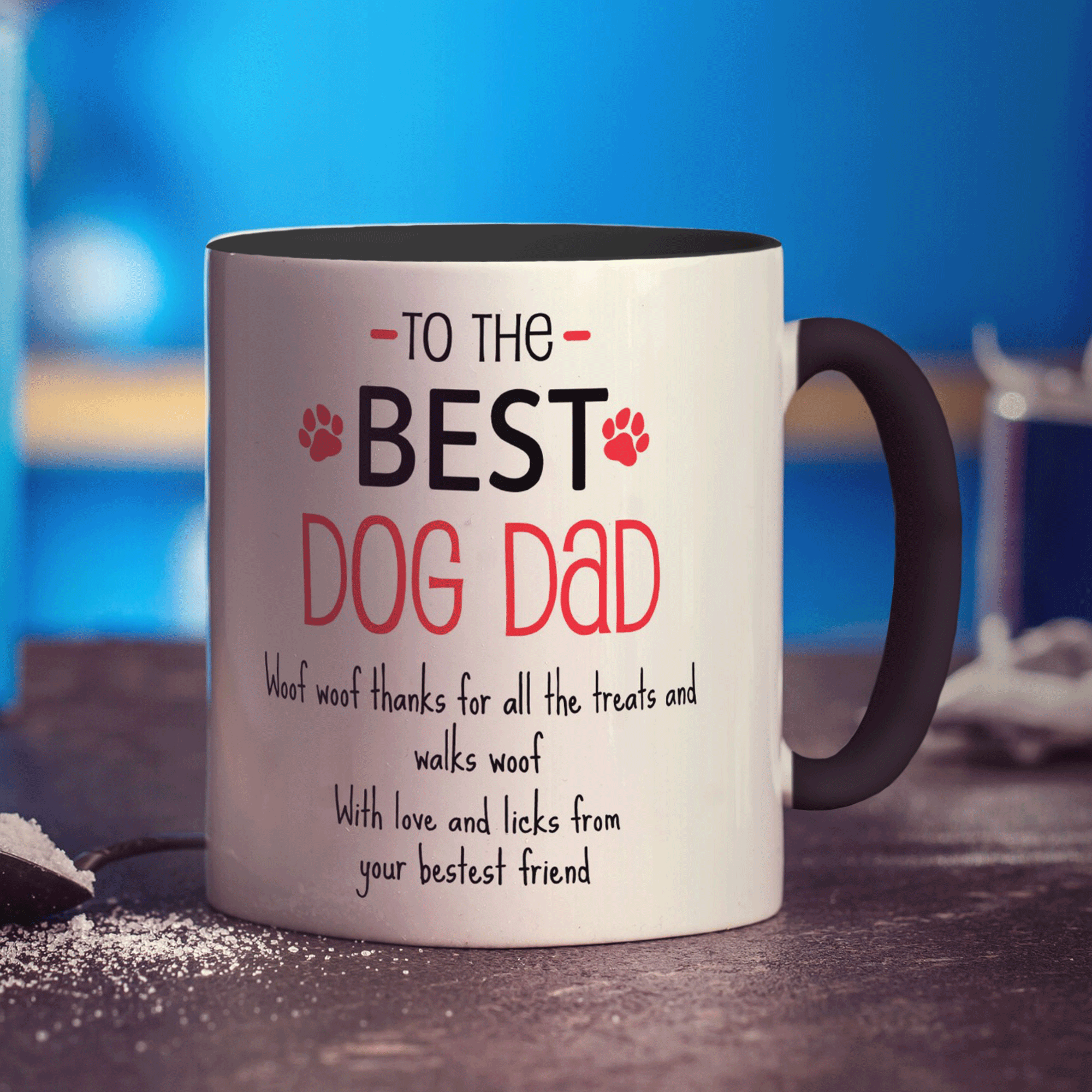 To The Best Dog Dad Mug