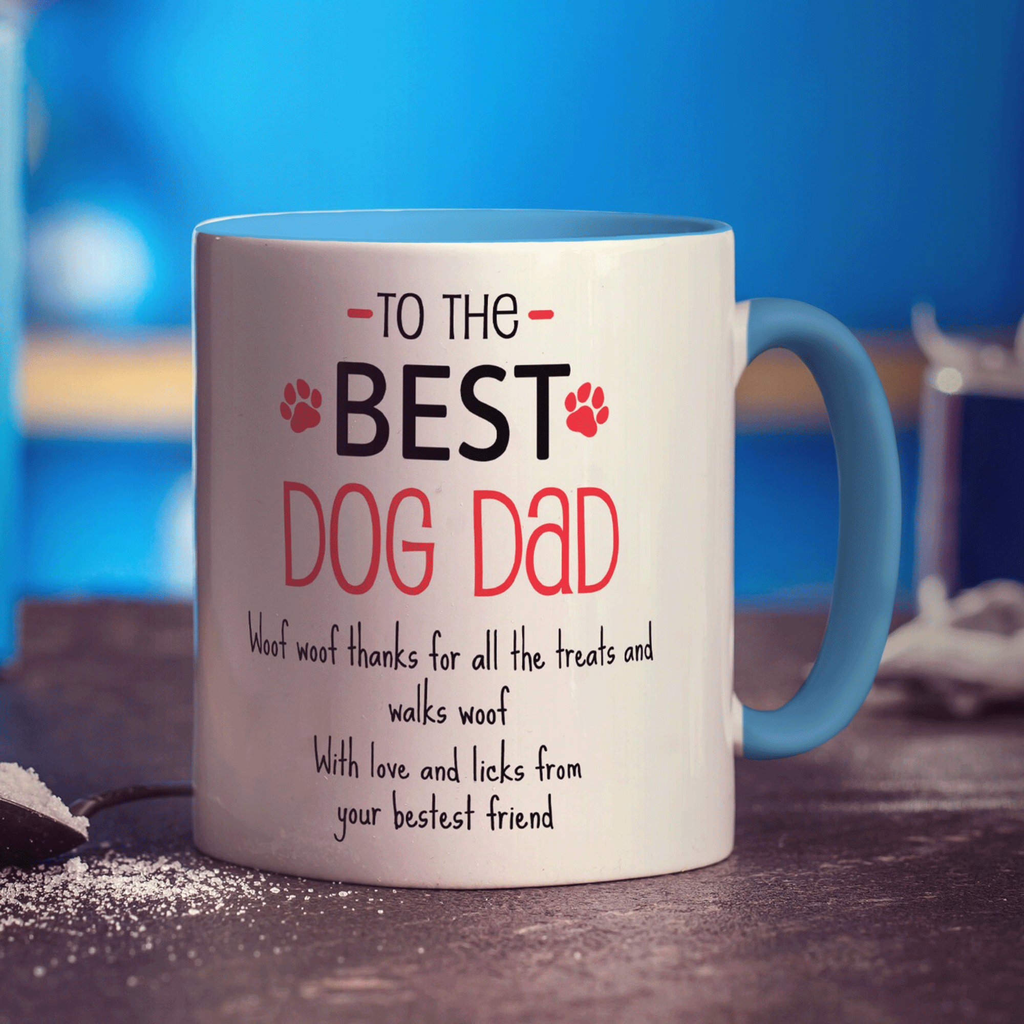 To The Best Dog Dad Mug