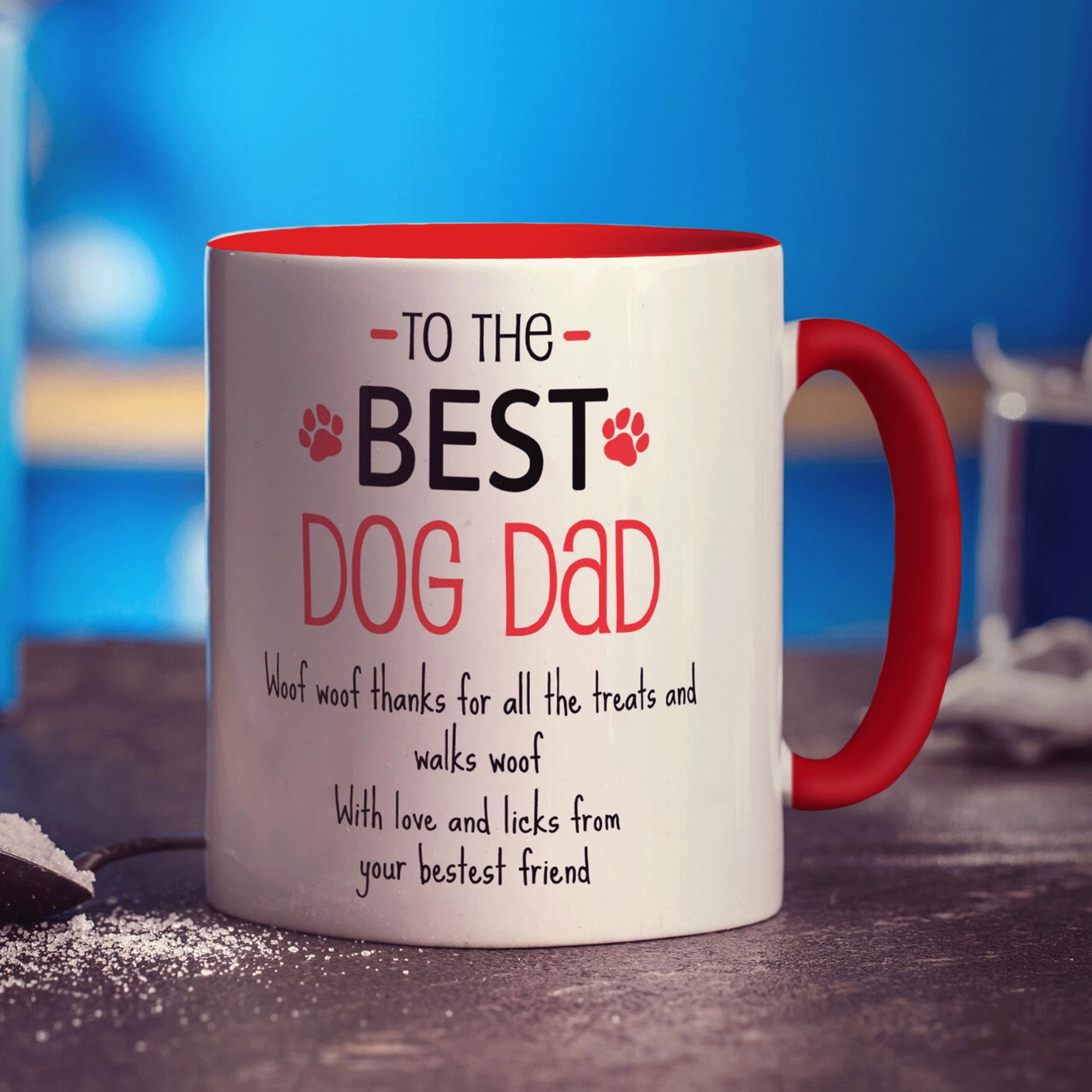 To The Best Dog Dad Mug