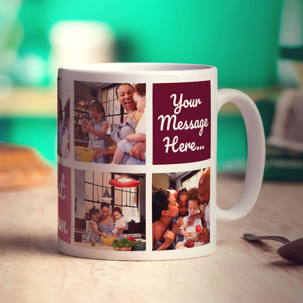 Best Mum Collage Mug with 7 Photos