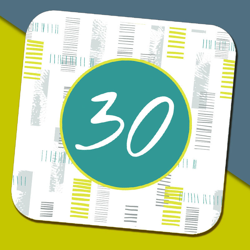 Birthday Age Coaster