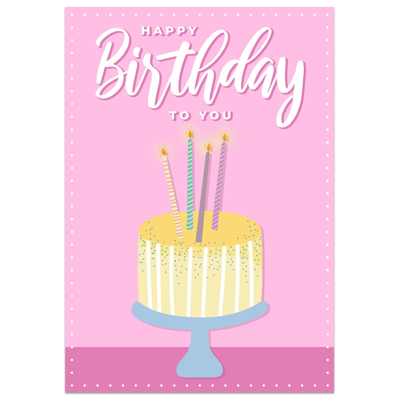 Birthday Cake Card