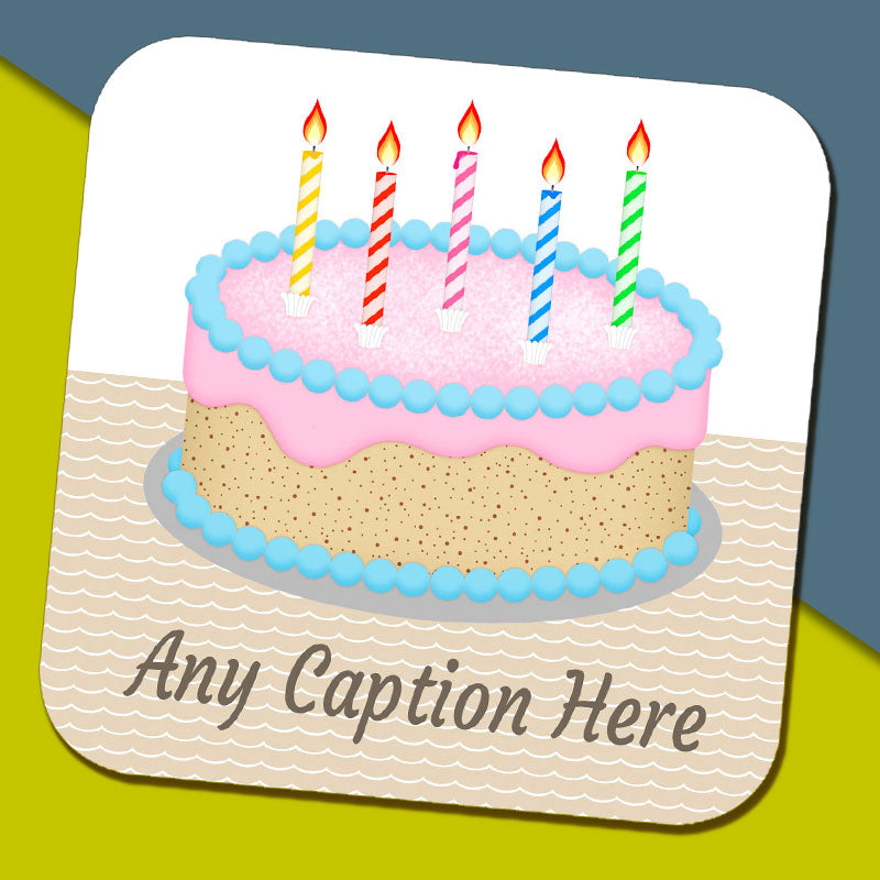 Birthday Cake Coaster