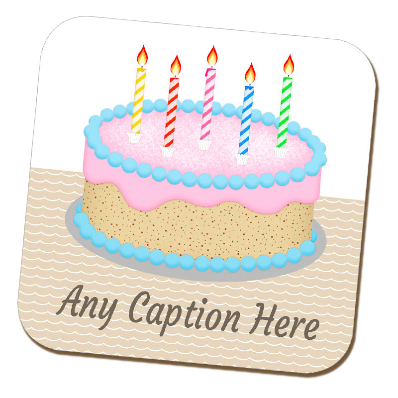 Birthday Cake Coaster