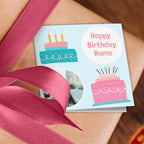Birthday Cake Photo Wrapping Paper