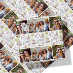 Birthday Pattern Photo Wrapping Paper
