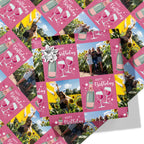 Birthday Wine Photo Wrapping Paper