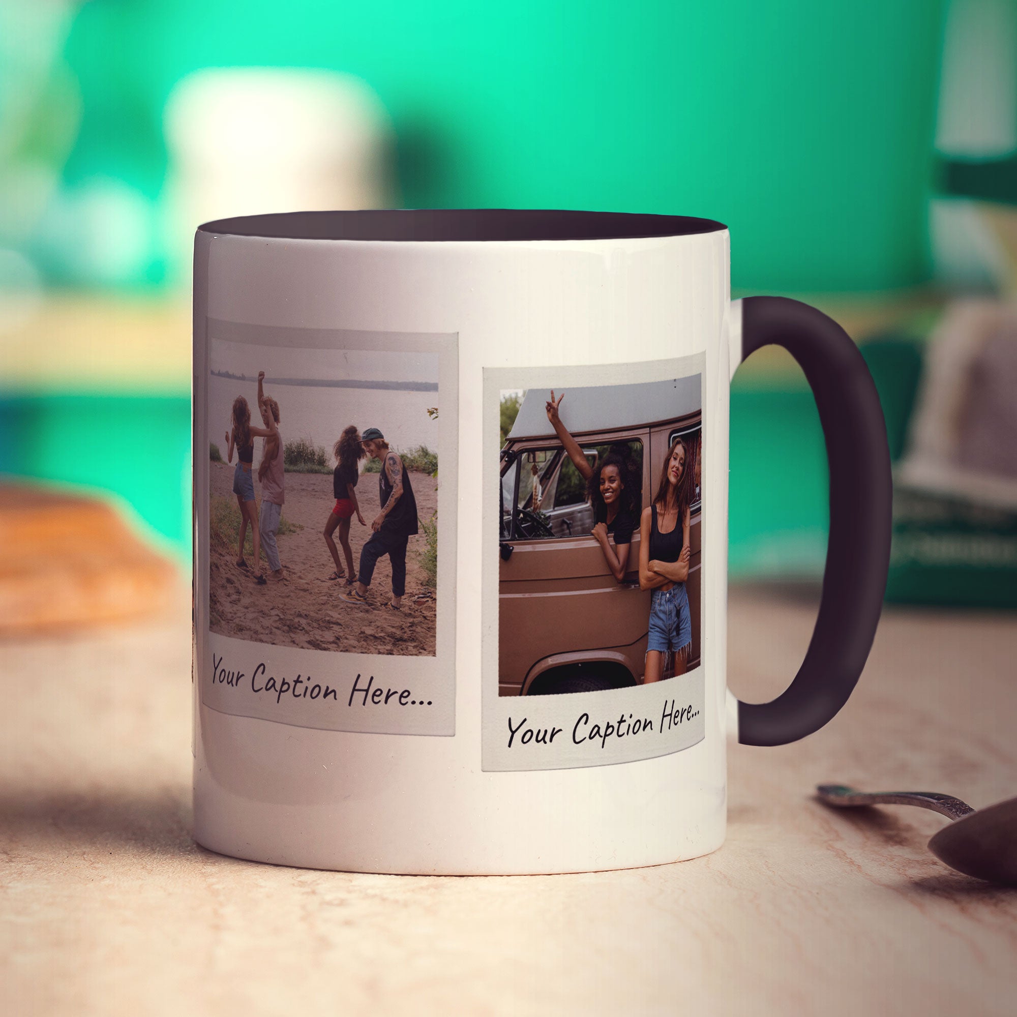 4 Photo Polaroid Mug